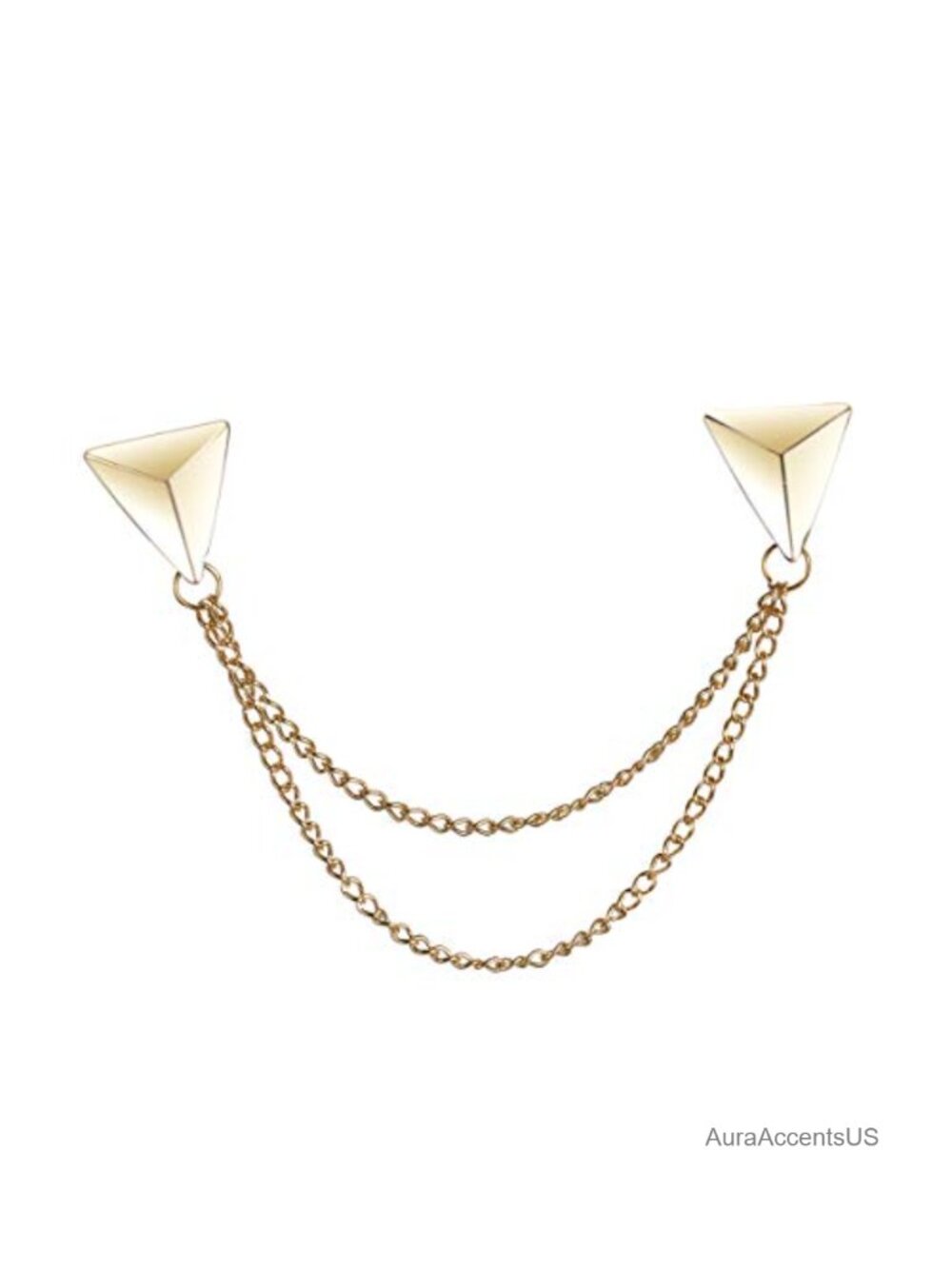 Punk Tassel Brooch Pin for Jackets Blouses Suits Collar Clip